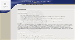 Desktop Screenshot of lions-club-koeln-colonia.de